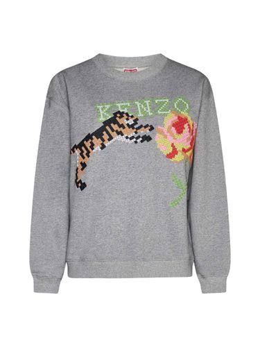 Kenzo Pixel Regular Sweatshirt - Kenzo - Modalova