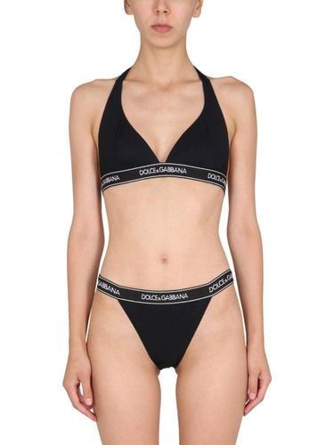 Logo Band Two-piece Bikini - Dolce & Gabbana - Modalova