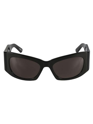 Flat Temple Logo Sided Sunglasses - Balenciaga Eyewear - Modalova