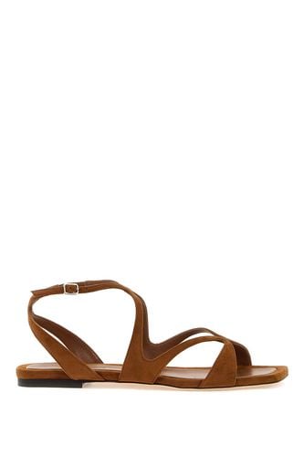 Ayla Flat Suede Leather Sandals - Jimmy Choo - Modalova