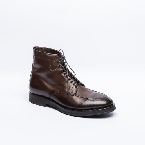 Ulisse Ankle Boot 47056 Mahogany Rubber Sole - Alberto Fasciani - Modalova