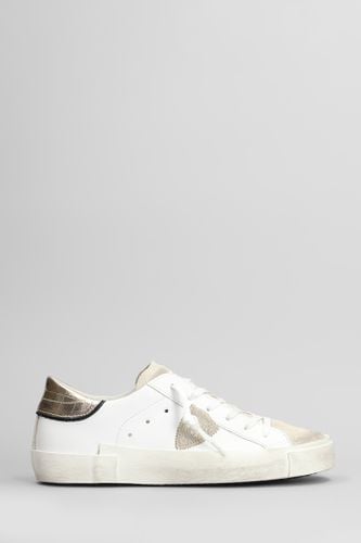 Prsx Low Sneakers In Leather - Philippe Model - Modalova