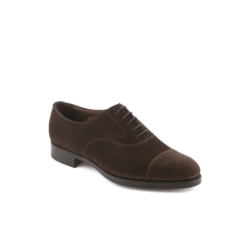 Chelsea Mocca Suede Oxford Shoe - Edward Green - Modalova