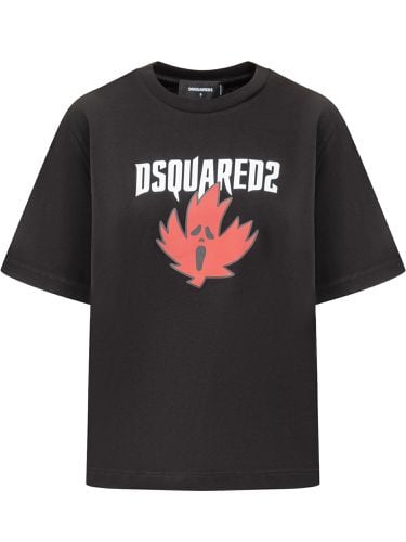 Dsquared2 Horror Maple Leaf T-shirt - Dsquared2 - Modalova