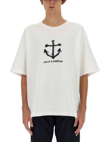 Marina Print T-shirt - Dolce & Gabbana - Modalova