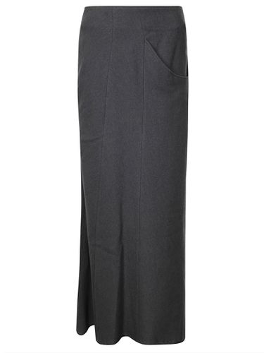 Yohji Yamamoto L Pocket Flare Skirt - Yohji Yamamoto - Modalova