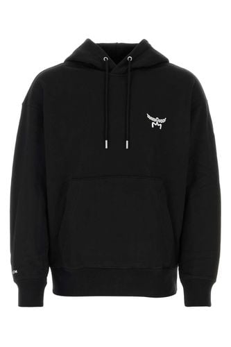 MCM Black Cotton Sweatshirt - MCM - Modalova