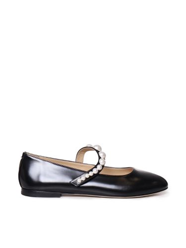 Shiny Calfskin Ballet Flats - Mach & Mach - Modalova