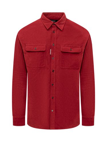 Dsquared2 Velvet Shirt - Dsquared2 - Modalova