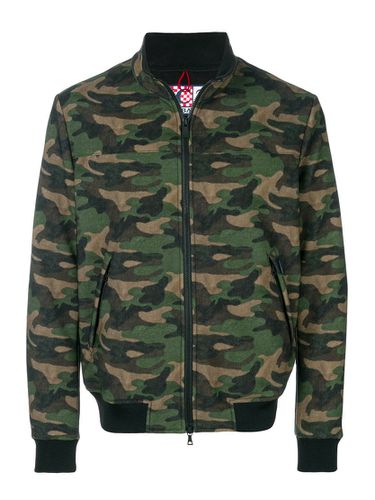 Man Mid-weight Camouflage Bomber Jacket Traveler - MC2 Saint Barth - Modalova