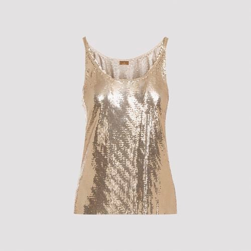 Paco Rabanne Print Mesh Tank Top - Paco Rabanne - Modalova