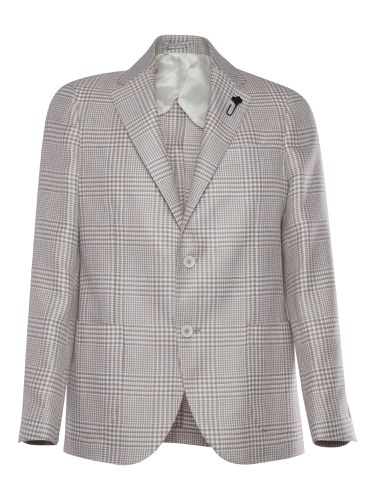 Tartan Single-breasted Blazer - Lardini - Modalova