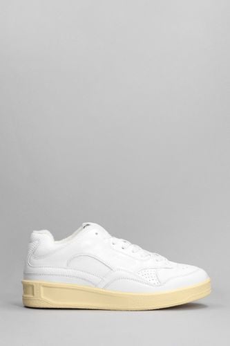 Jil Sander White Leather Sneakers - Jil Sander - Modalova