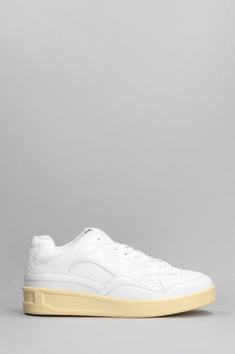 Jil Sander White Leather Sneakers - Jil Sander - Modalova