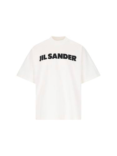 Jil Sander Logo Cotton T-shirt - Jil Sander - Modalova