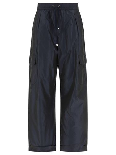 Drawstring Wide Leg Cargo Trousers - Herno - Modalova