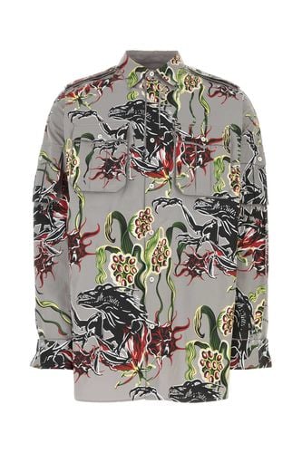 Prada Printed Poplin Shirt - Prada - Modalova