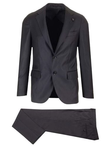 Lardini Single Breasted Wool Suit - Lardini - Modalova