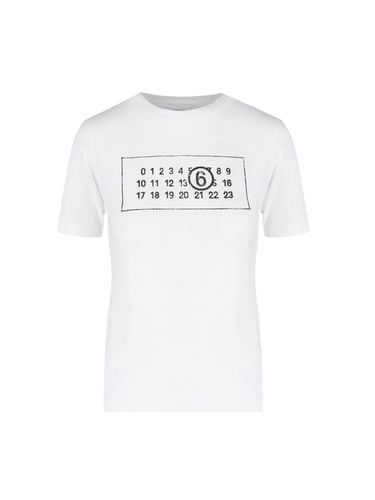 MM6 Maison Margiela Logo T-shirt - MM6 Maison Margiela - Modalova