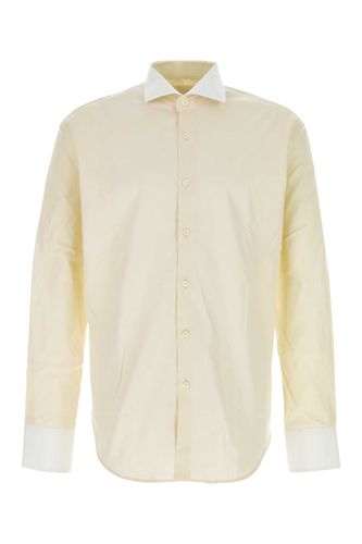 Prada Pastel Yellow Poplin Shirt - Prada - Modalova