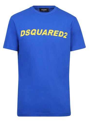 Logo Printed Crewneck T-shirt - Dsquared2 - Modalova