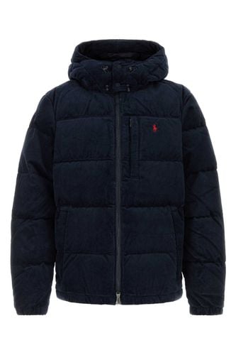 Navy Blue Corduroy Down Jacket - Polo Ralph Lauren - Modalova