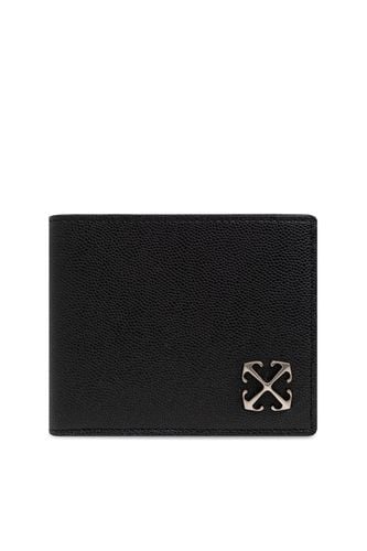 Arrow Plaque Bifold Wallet - Off-White - Modalova