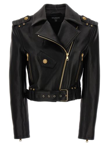 Balmain biker Jacket - Balmain - Modalova