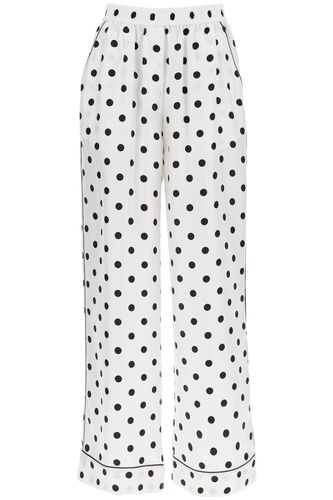 Printed Silk Pajama Pants - Dolce & Gabbana - Modalova