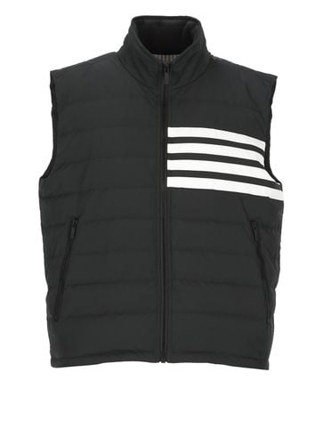 Thom Browne Black Polyester Vest - Thom Browne - Modalova