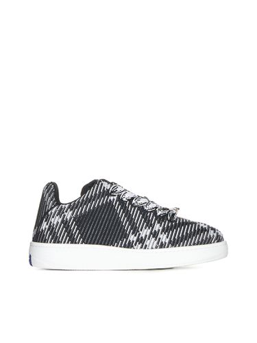 Box Sneaker With Check Workmanship - Burberry - Modalova