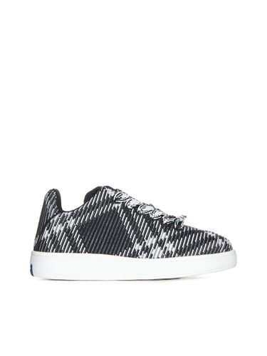 Box Sneaker With Check Workmanship - Burberry - Modalova