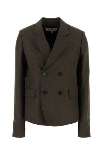 Loewe Brown Wool Blazer - Loewe - Modalova