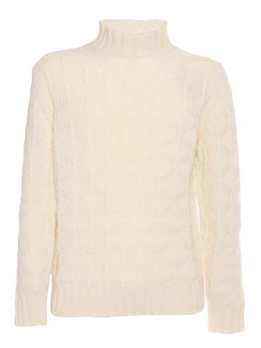 Diamond Pattern Turtleneck Sweater - Kangra - Modalova