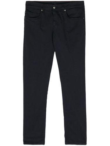 Stretch-cotton Trousers, Twill Weave, Logo Patch To The Rear, Button Fly Fastening, Belt Loops, Pressed Crease, Tapered Leg, Classic Five Pockets - Fay - Modalova