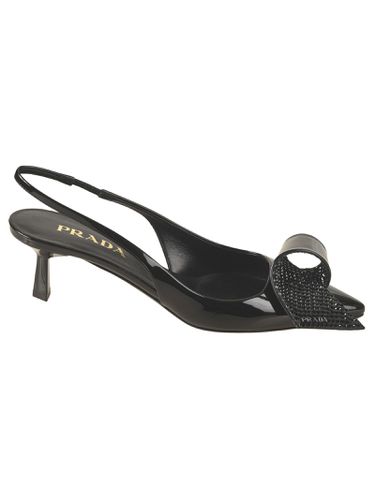 Prada Embellished Slingback Pumps - Prada - Modalova