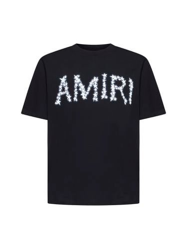 Stars Logo Printed Crewneck T-shirt - AMIRI - Modalova