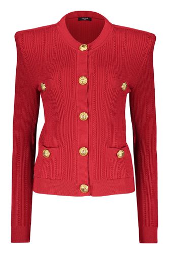 Balmain Embellished Button Cardigan - Balmain - Modalova