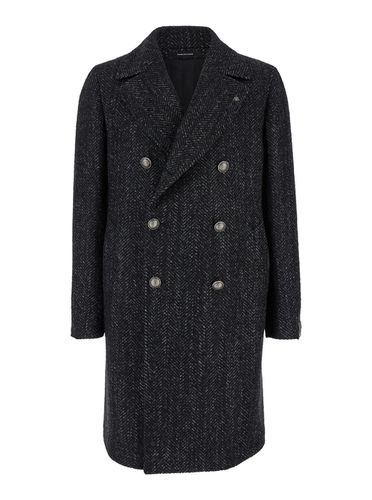 Arden Dakr Double Breasted Coat With Buttons In Wool Blend Woman - Tagliatore 0205 - Modalova