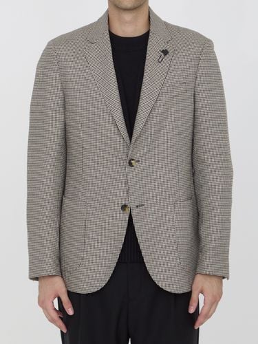 Lardini Houndstooth Jacket - Lardini - Modalova