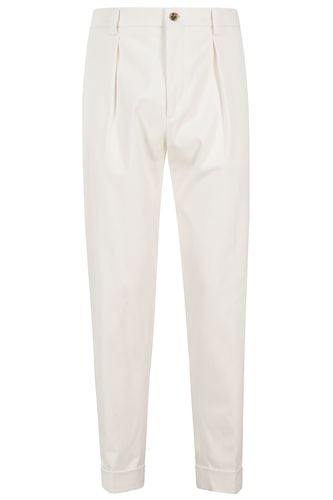 Chiaia Long Pant Over Fit Bull Cotton Stretch - Berwich - Modalova