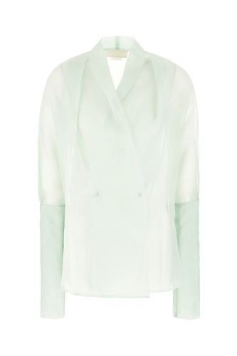 Genny Mint Green Silk Blazer - Genny - Modalova