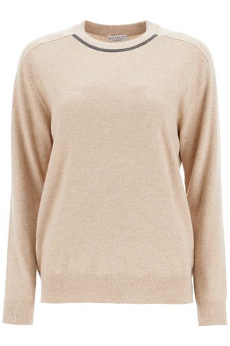 Cashmere Crewneck Pullover - Brunello Cucinelli - Modalova