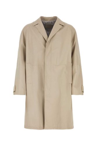 Prada Sand Nappa Leather Coat - Prada - Modalova