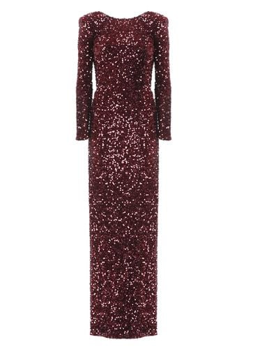 Sequin-embroidered Carpet Dress - Elisabetta Franchi - Modalova