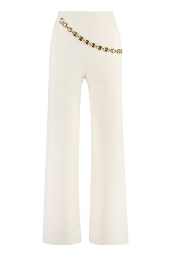 Wide Leg Trousers With Belt - Paco Rabanne - Modalova