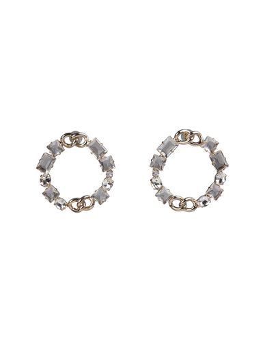 Hoop Earrings With Stones - Ermanno Scervino - Modalova