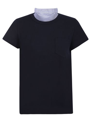 Sacai Pleated Detail T-shirt - Sacai - Modalova