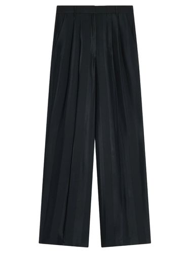 Barré Envers Satin Cady Palazzo Trousers - SEMICOUTURE - Modalova