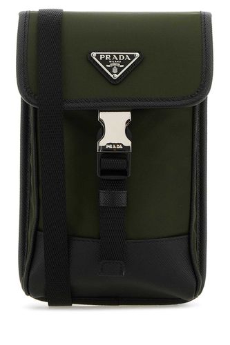 Army Green Re-nylon Phone Case - Prada - Modalova